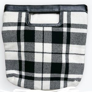 Banana Republic Plaid Fold-over Clutch